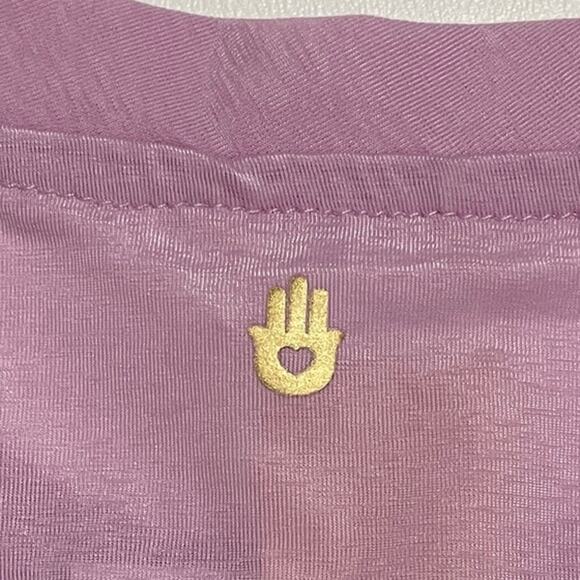 Spiritual Gangster Cropped Muscle Tank Size Small Choose Happiness Lavender NWT - Picture 11 of 16